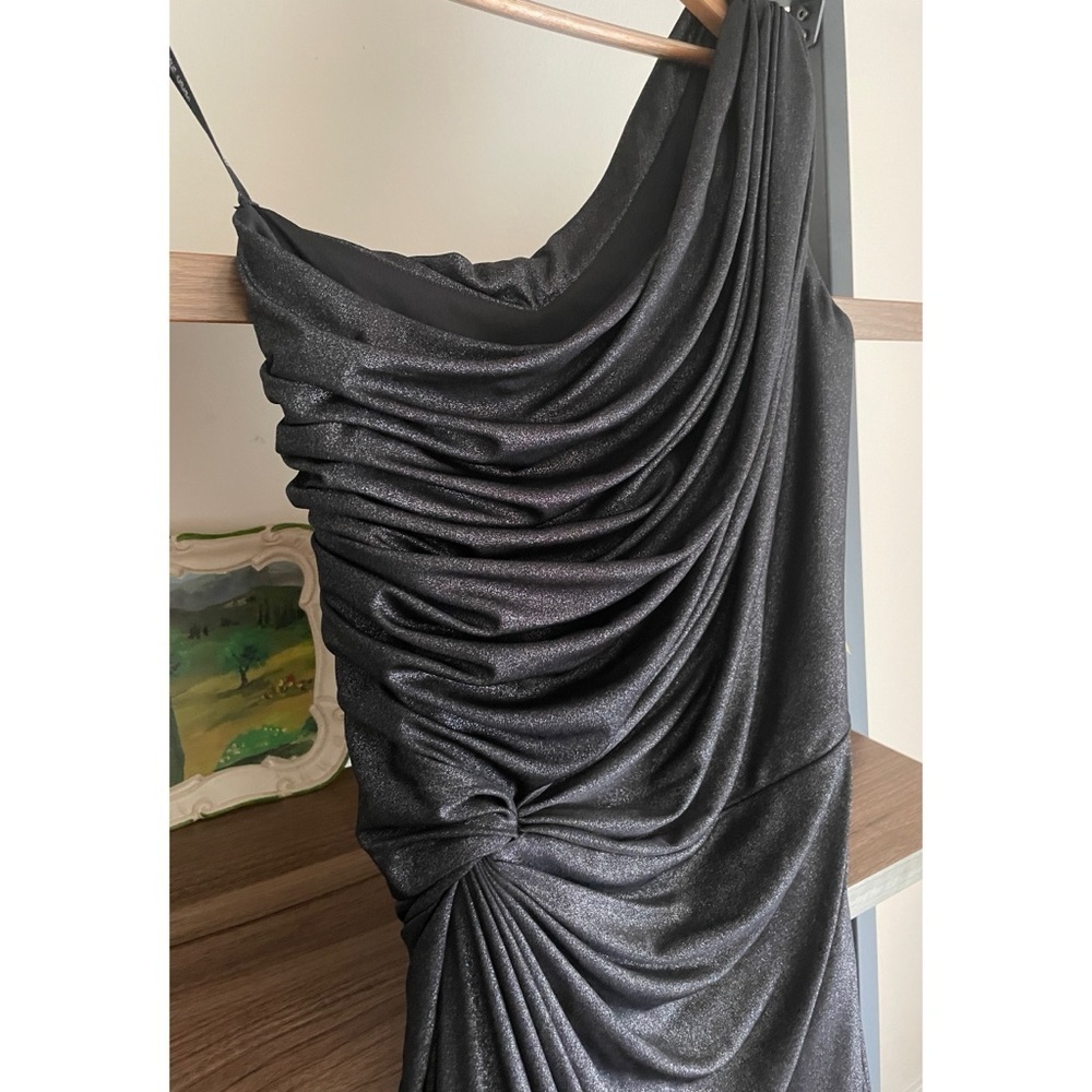 Tadashi Shoji Draped One Shoulder Dress, Size Small Prom Party Formal Event - Picture 4 of 16